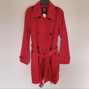 Wantdo small Red Trench Coat